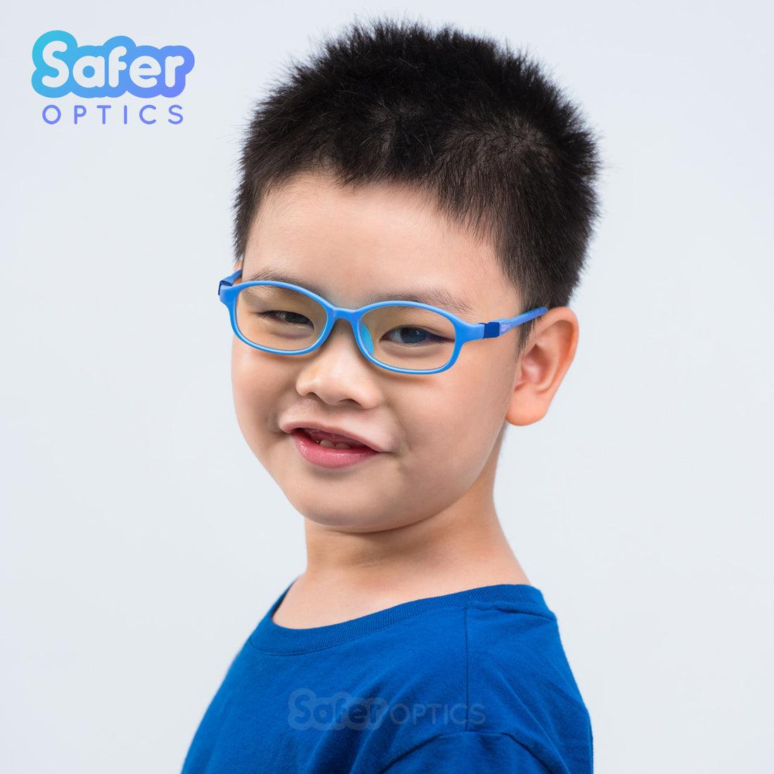 Kids Anti-Blue Light Glasses – Eye Protection for Mobile, Online Classes & Screen Use (Lightweight & Comfortable)