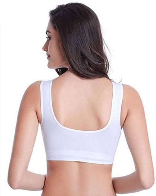 Women’s Multicolor Air Bra (Pack of 3) – Seamless Wireless Comfortable Stretch Everyday Wear Bra