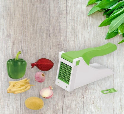 Heavy Duty Manual Vegetable Chopper & Chipper – Multi-Blade Quick Cutter for Onion, Tomato, Garlic & More