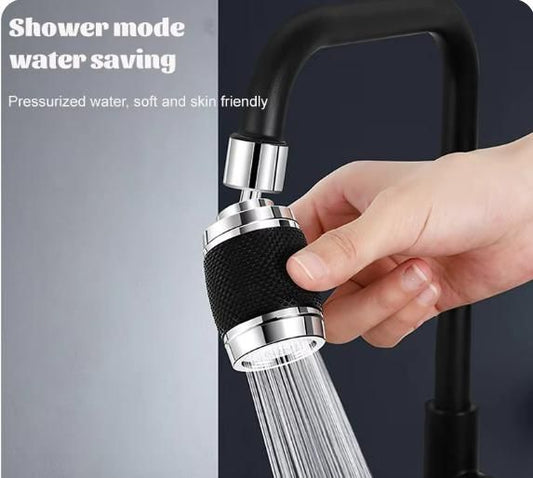 360° Swivel Tap Sink Faucet Extender with Filter – Splash-Proof Water Saving Rotating Nozzle for Kitchen & Bathroom