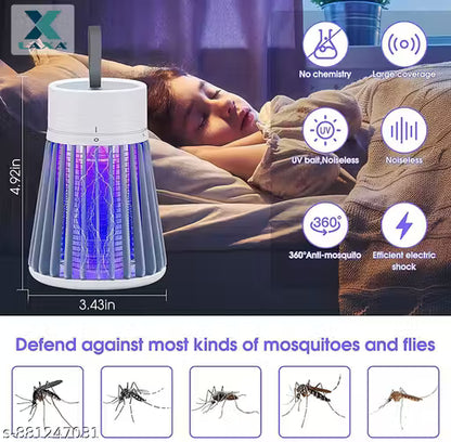 USB Electric Mosquito Killer Lamp – Silent Indoor Bug Zapper for Peaceful Sleep